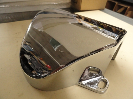 CHROME HANDLEBAR CLAMP COVER