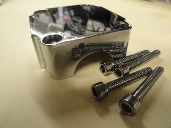 CHROME HANDLEBAR BOX COVER