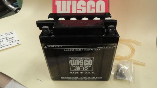FX-SPORTSTER "NEW" WISCO KICK START BATTERY #JB10