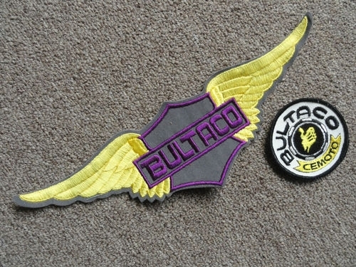 WINGED BULTACO VINTAGE PATCH