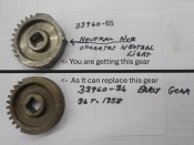 NOS Harley Davidson FL Panhead Shift Gear – 1936-1958, OEM #33960-65, Replaces 33960-36, New Old Stock
