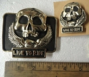 BELT BUCKLE AND PIN